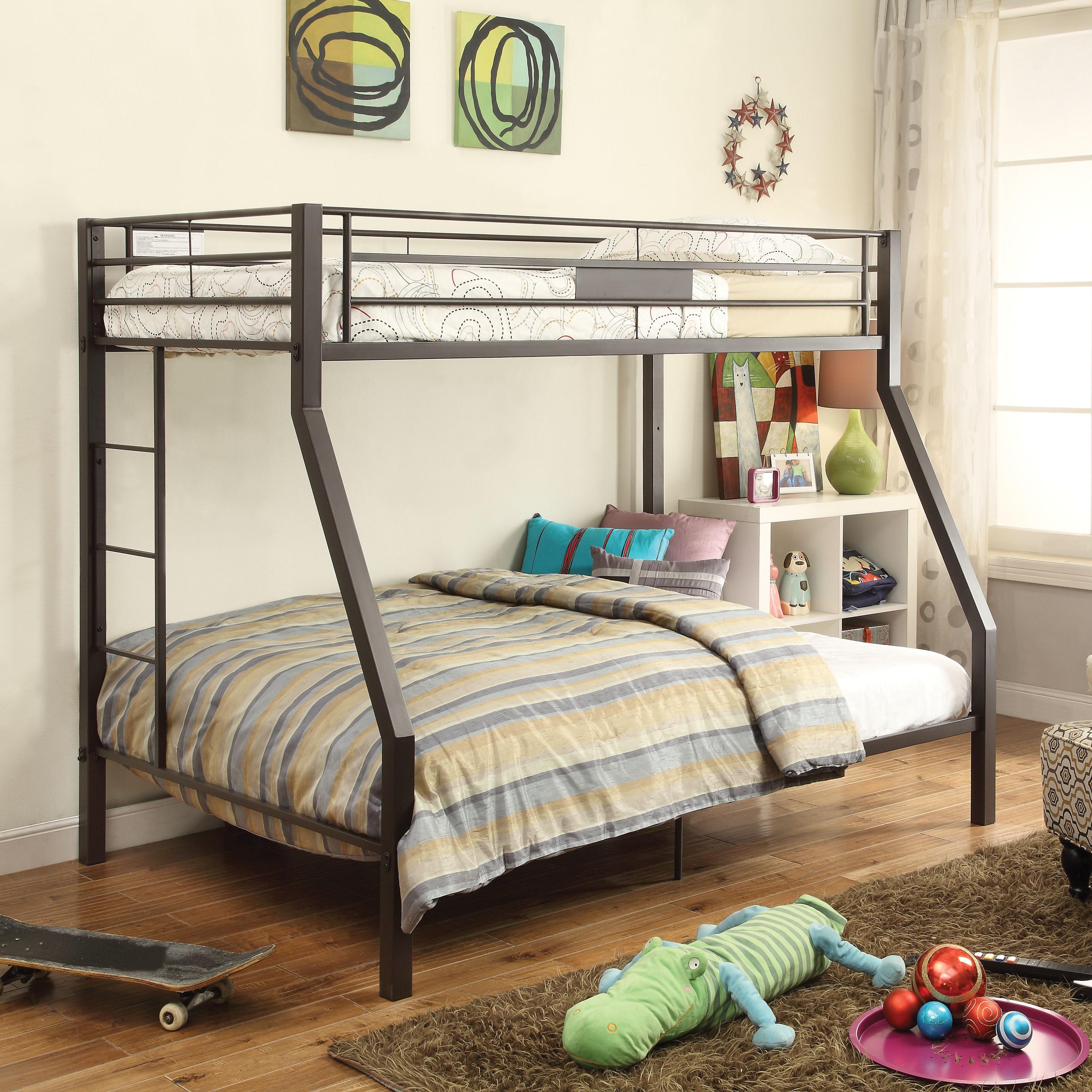 Rent to Own Acme Furniture Limbra Twin over Full Bunk Bed at Aaron's today!